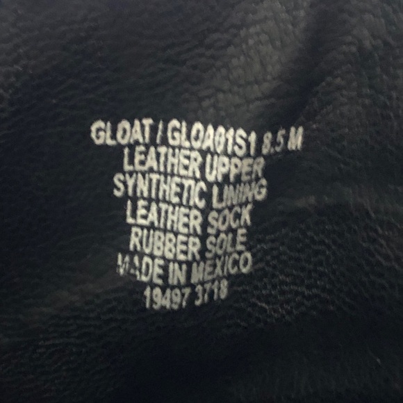 Steve Madden Gloat Black Leather Lace Up Combat Women Boots Size 8.5 - Picture 8 of 9